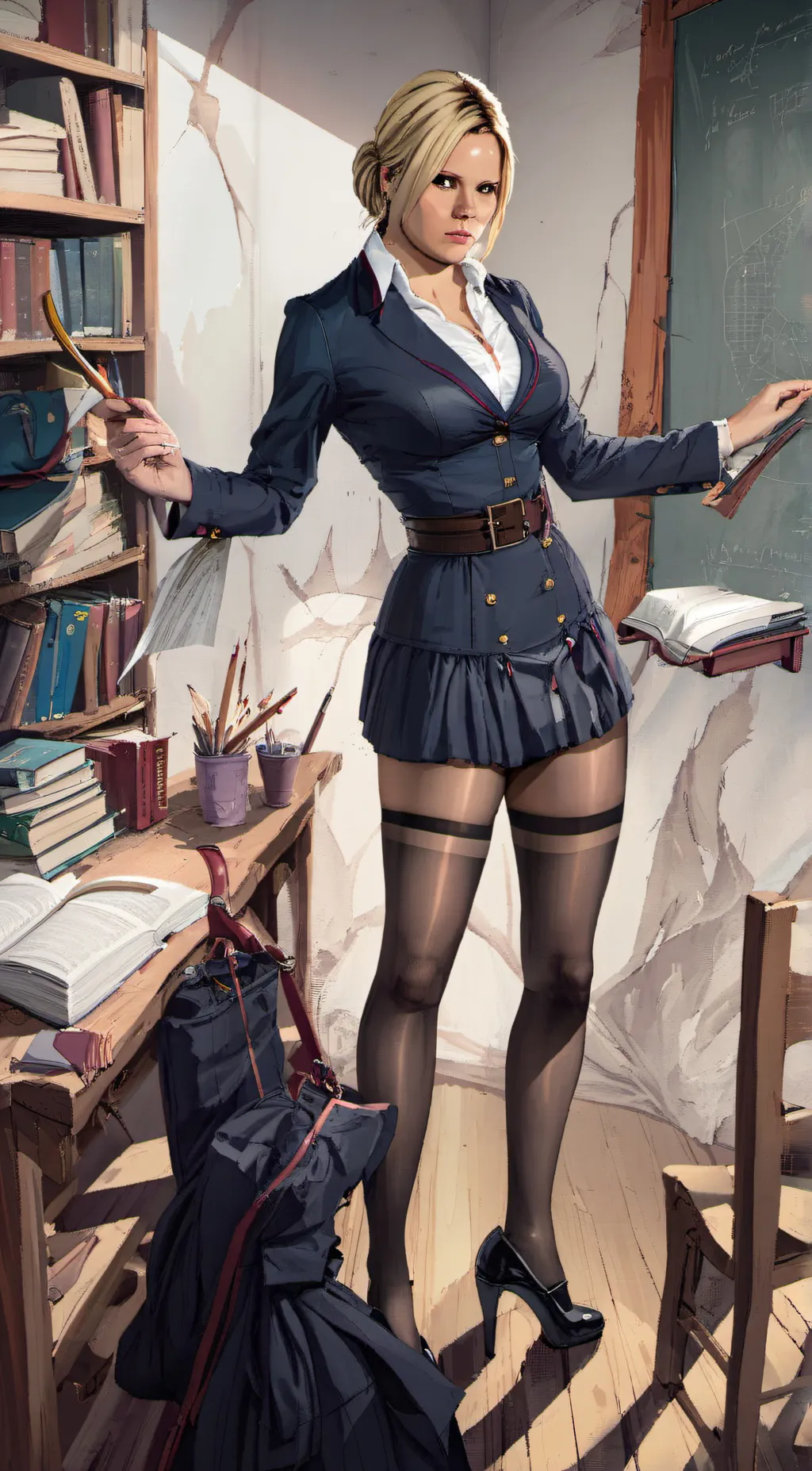 ai character: Miss Tess background