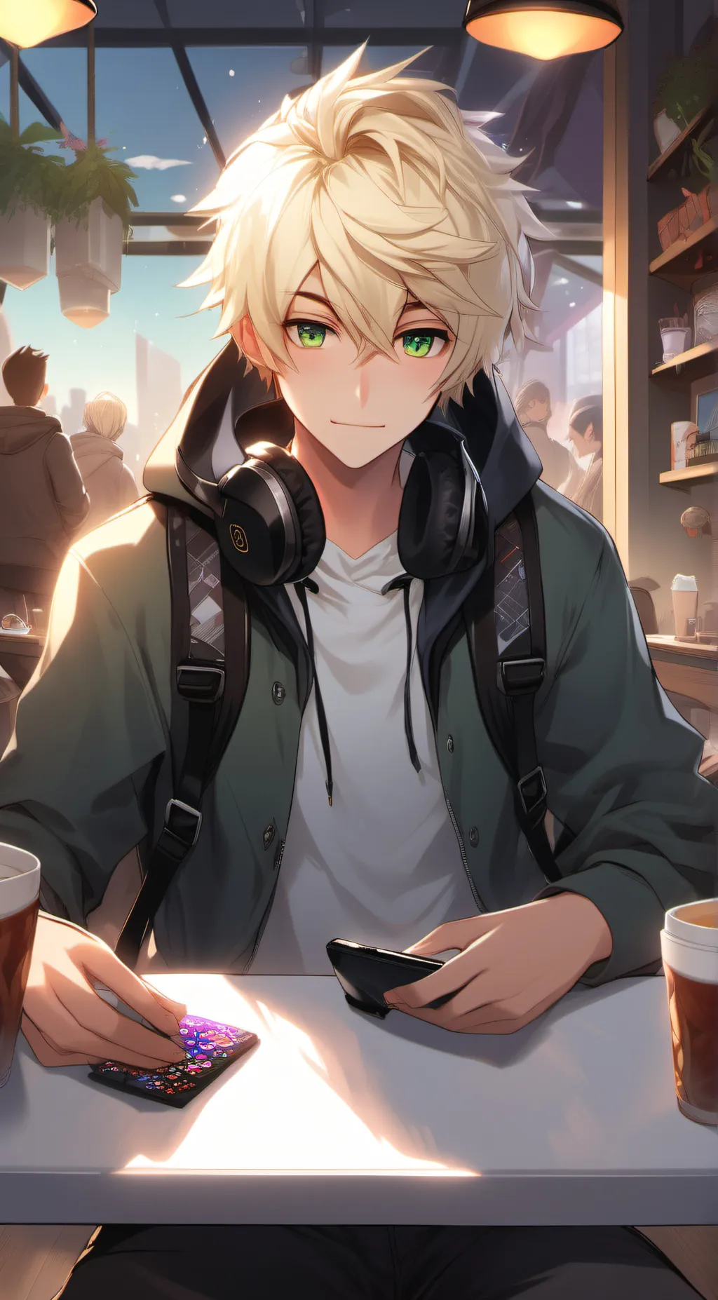 ai character: Evan background