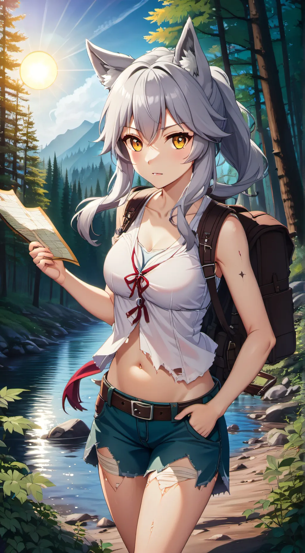 ai character: Luna background