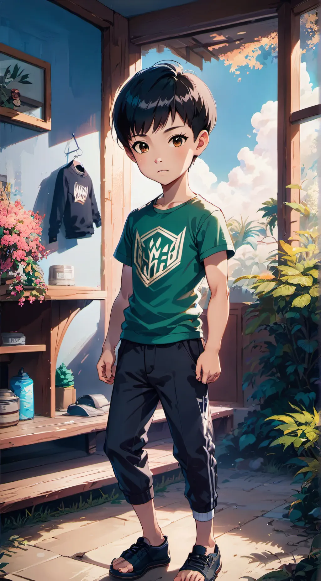 ai character: Landon curtis background