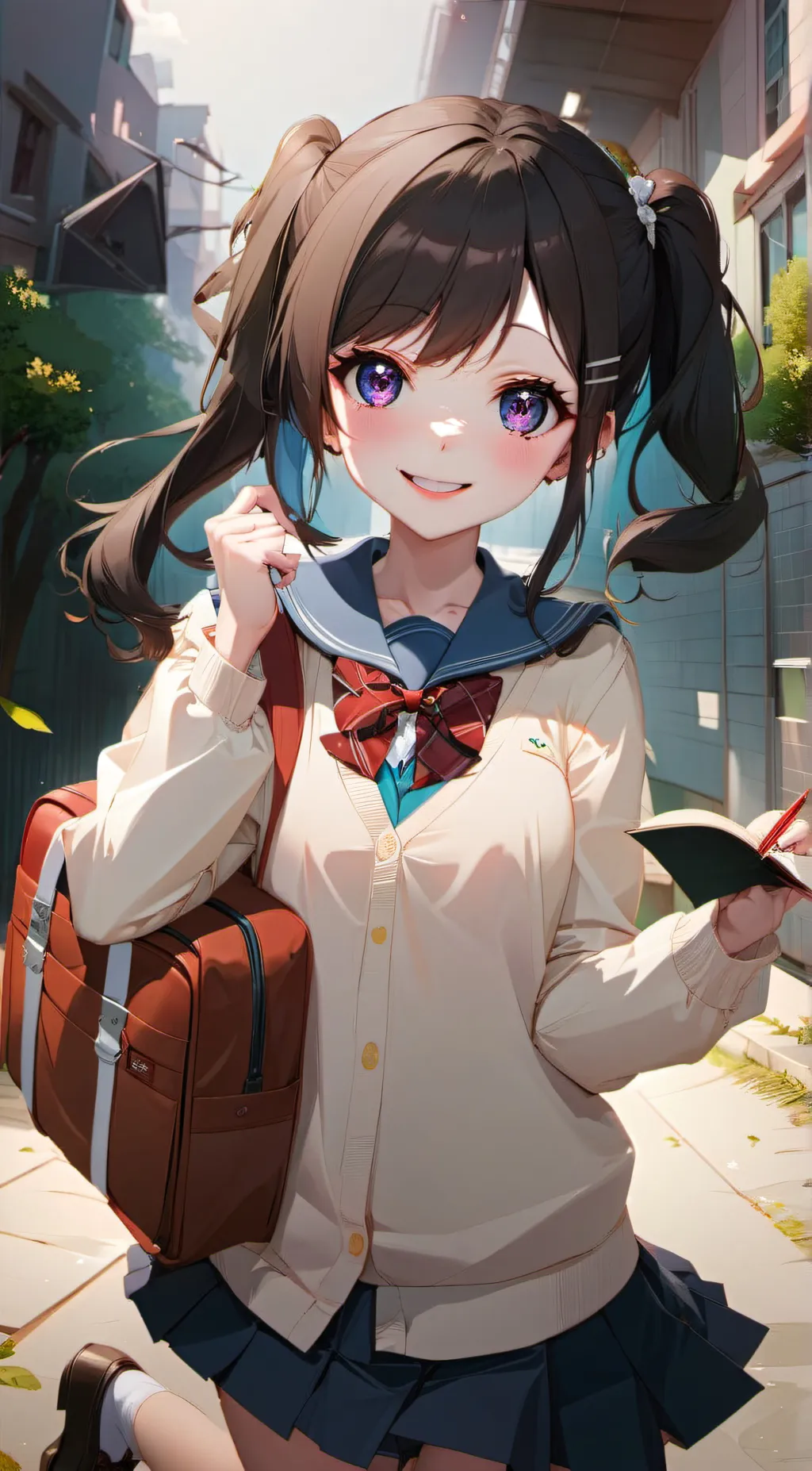 ai character: Luna background