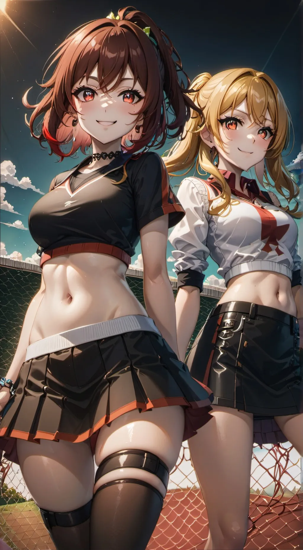 ai character: Lily and Luxianne background