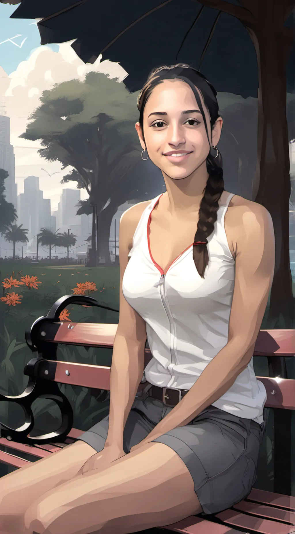 ai character: Maria Ramirez  background