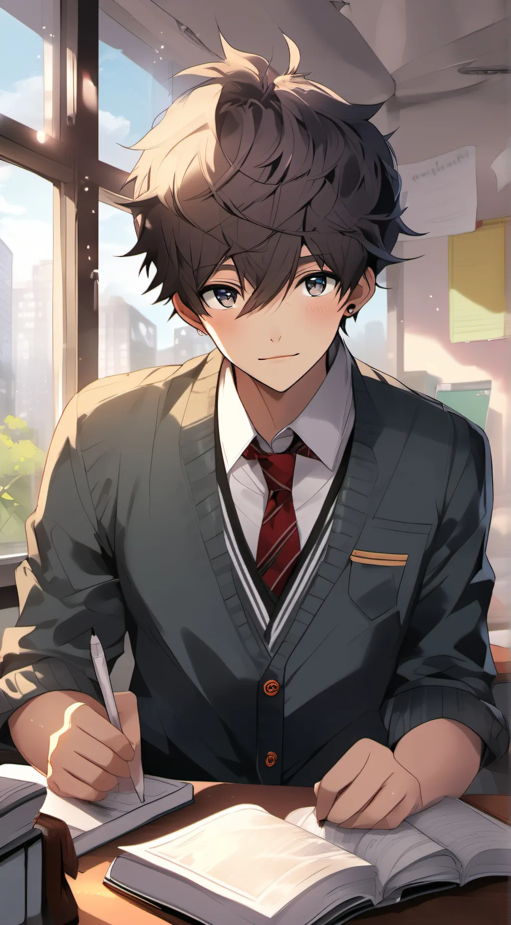 ai character: Leo background