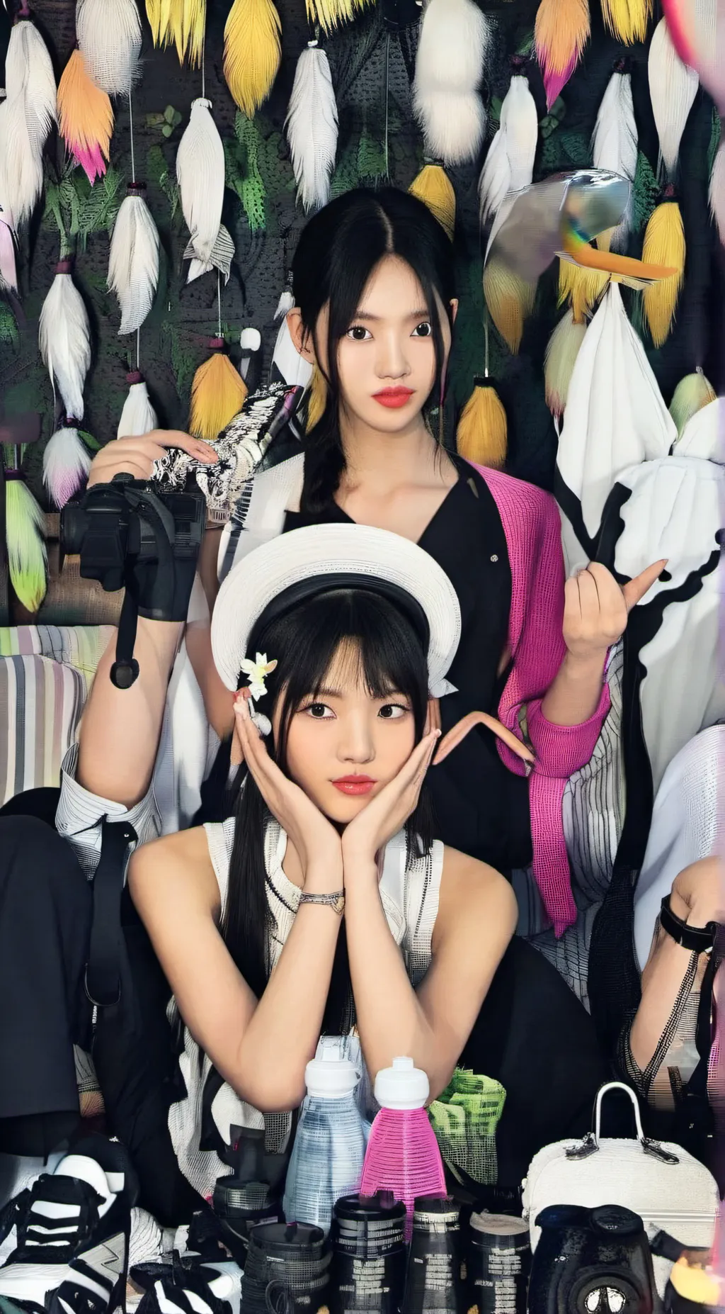 ai character: Newjeans background