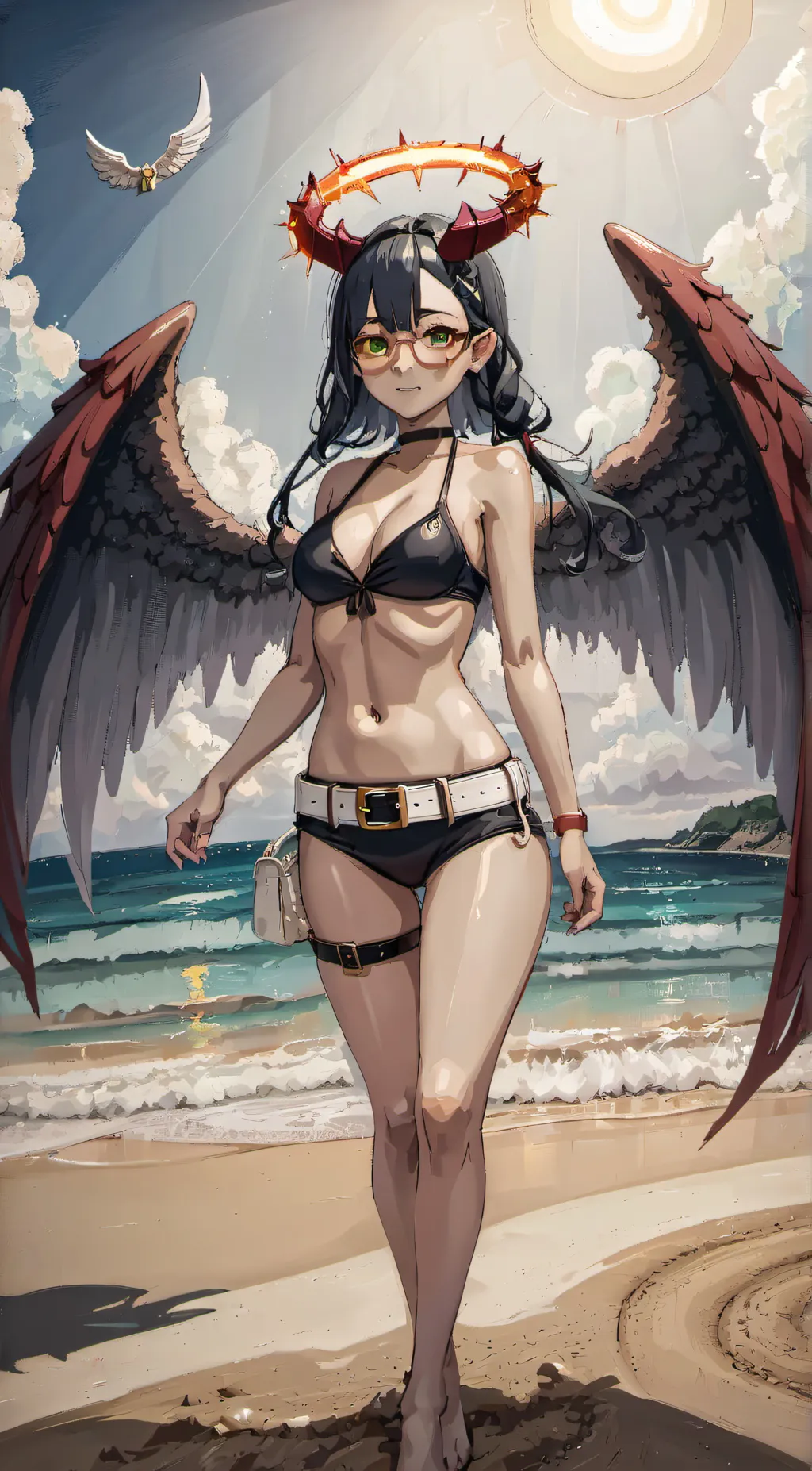 ai character: love background