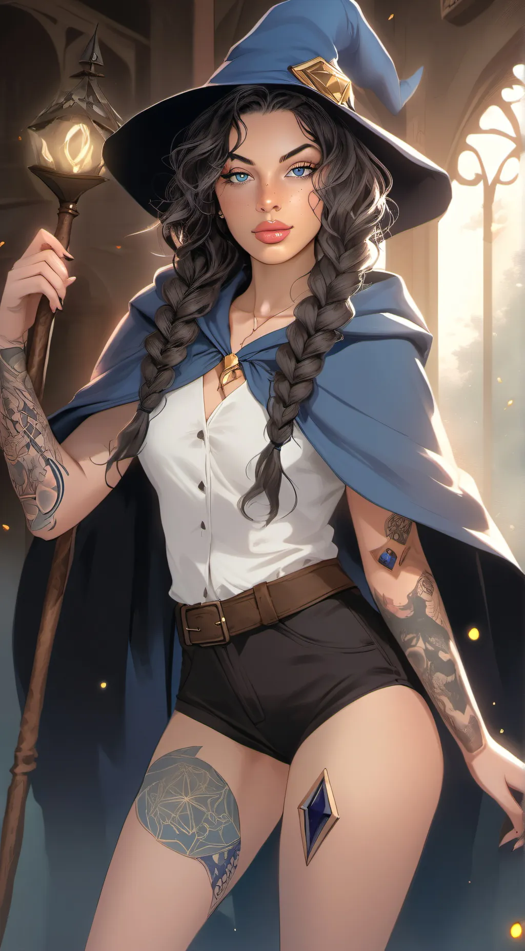 ai character: Sapphire Blackwood background