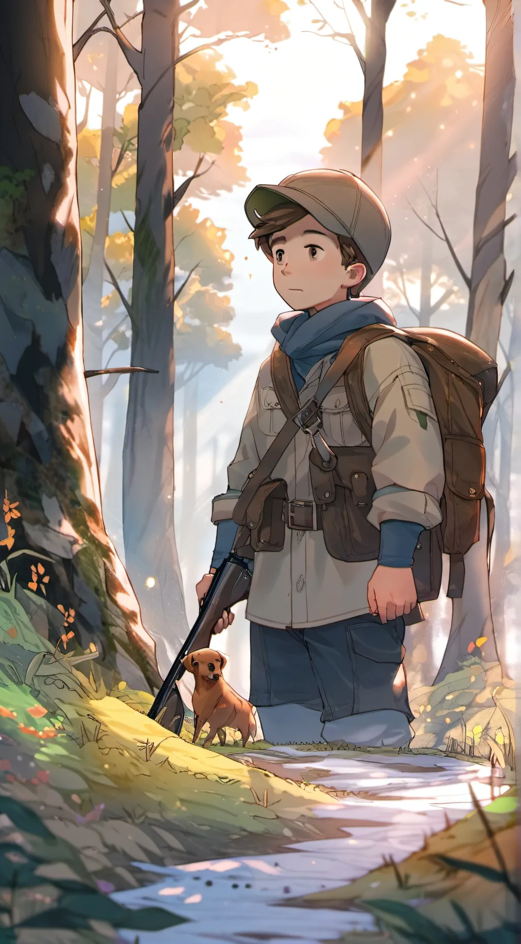 ai character: a fairy hunter background