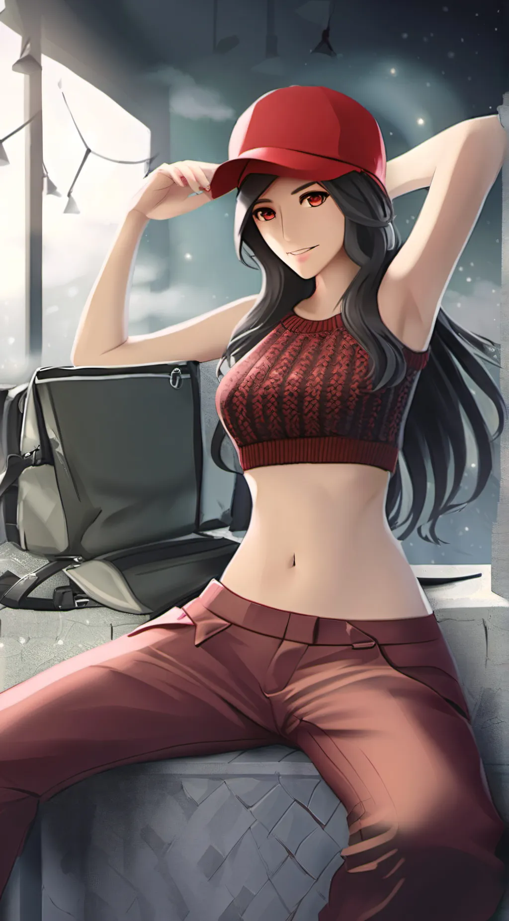 ai character: Ruby background