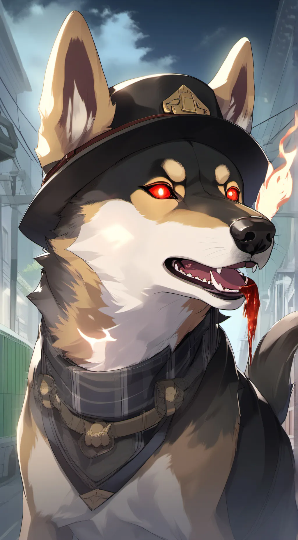 ai character: HISTORY YT GLITCH  background