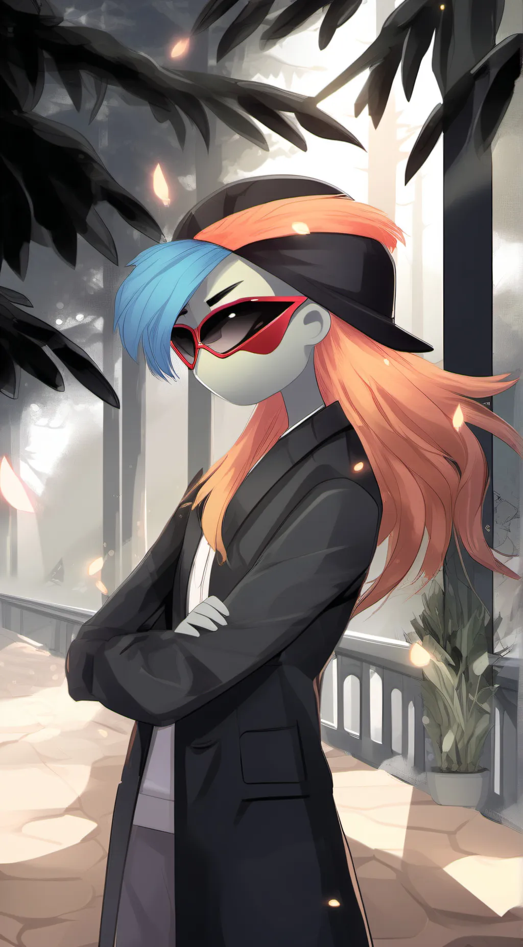 ai character: Teni (demon) background