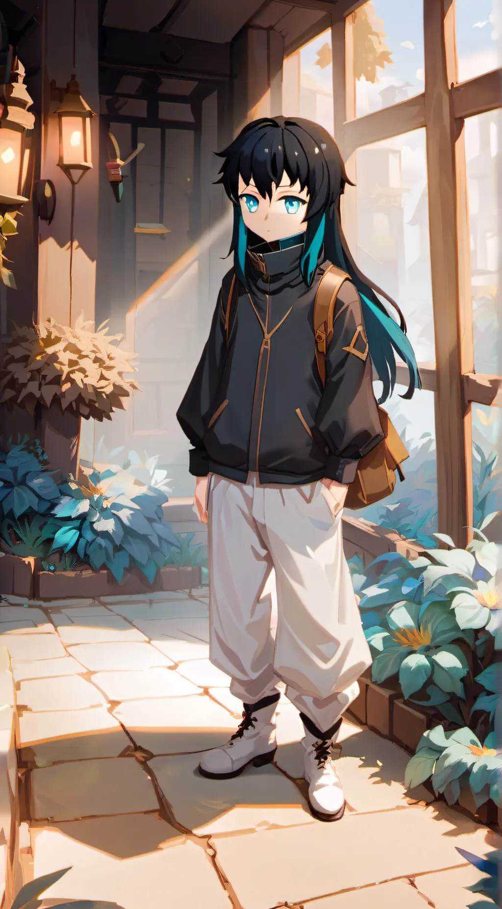 ai character: ♡Muichiro♡Tokito♡ background