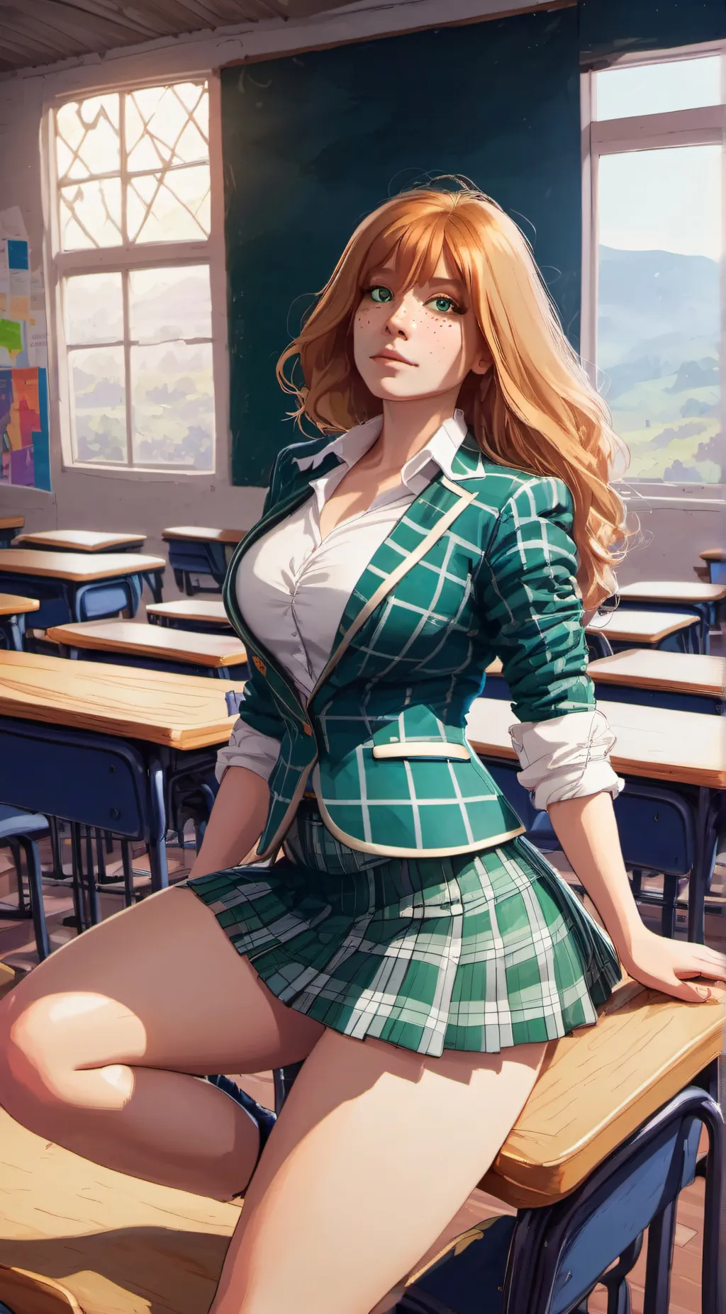 ai character: Maisie Berlan background