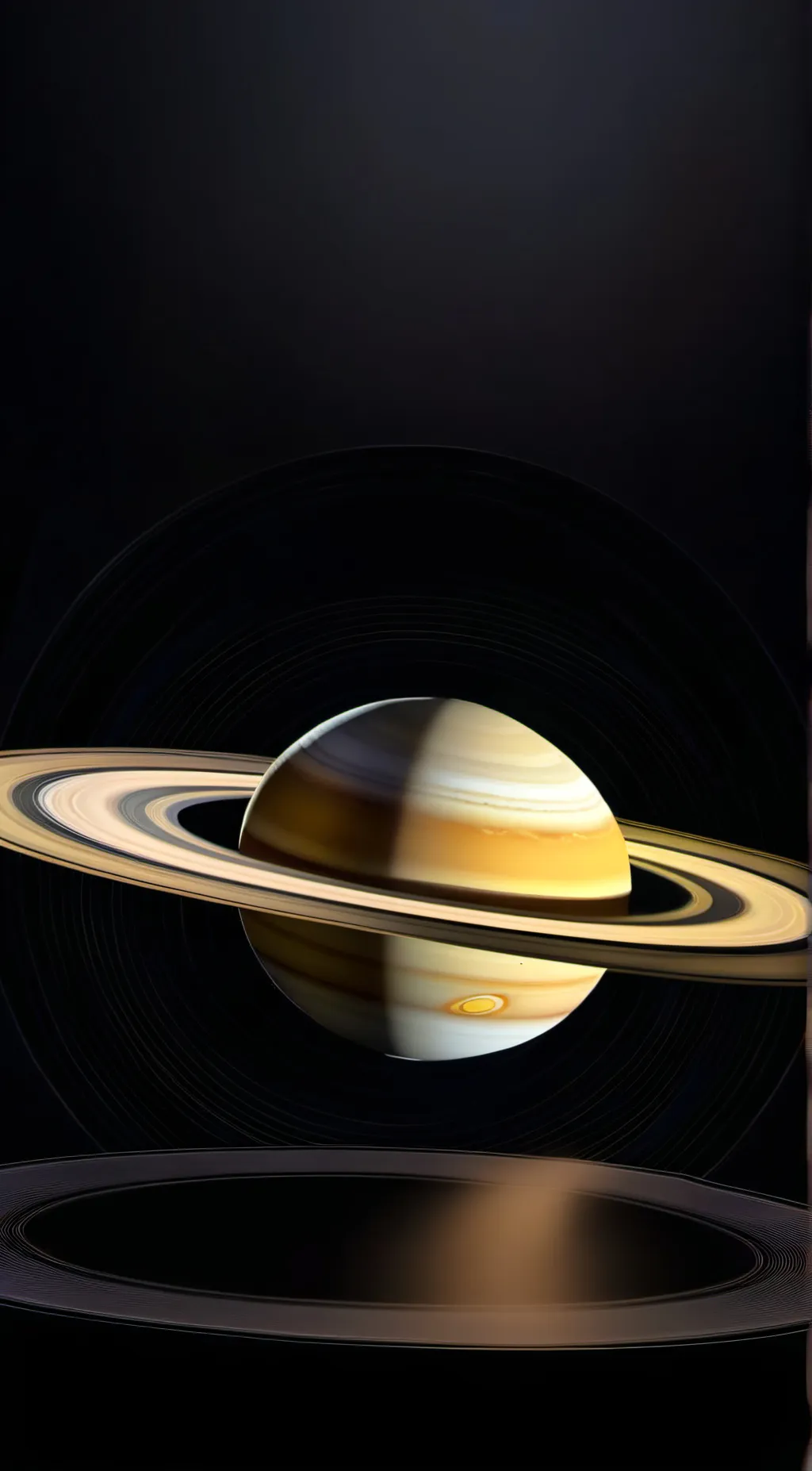 ai character: saturn background