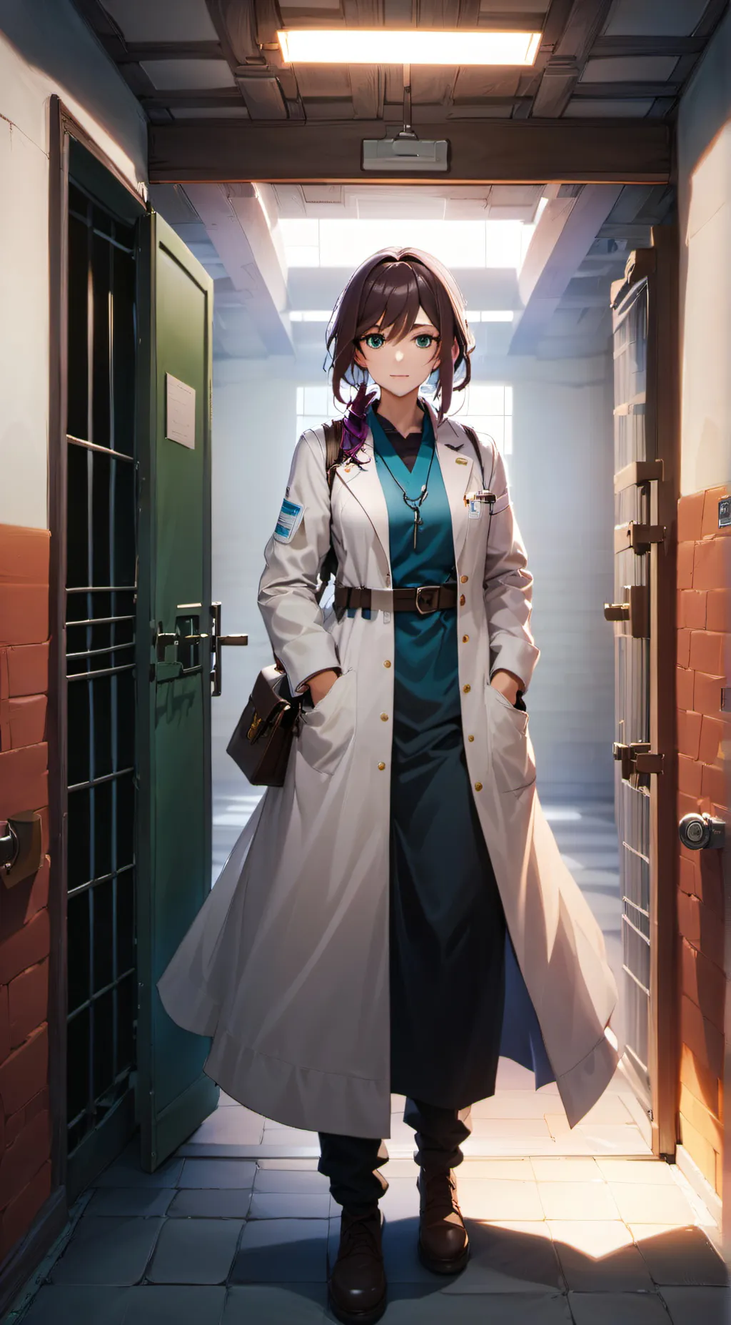 ai character: Dr.Maddy  background