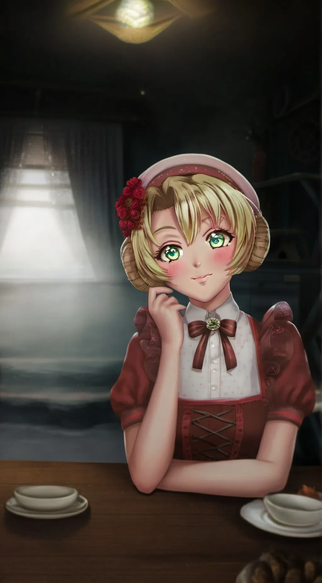 ai character: Grace background