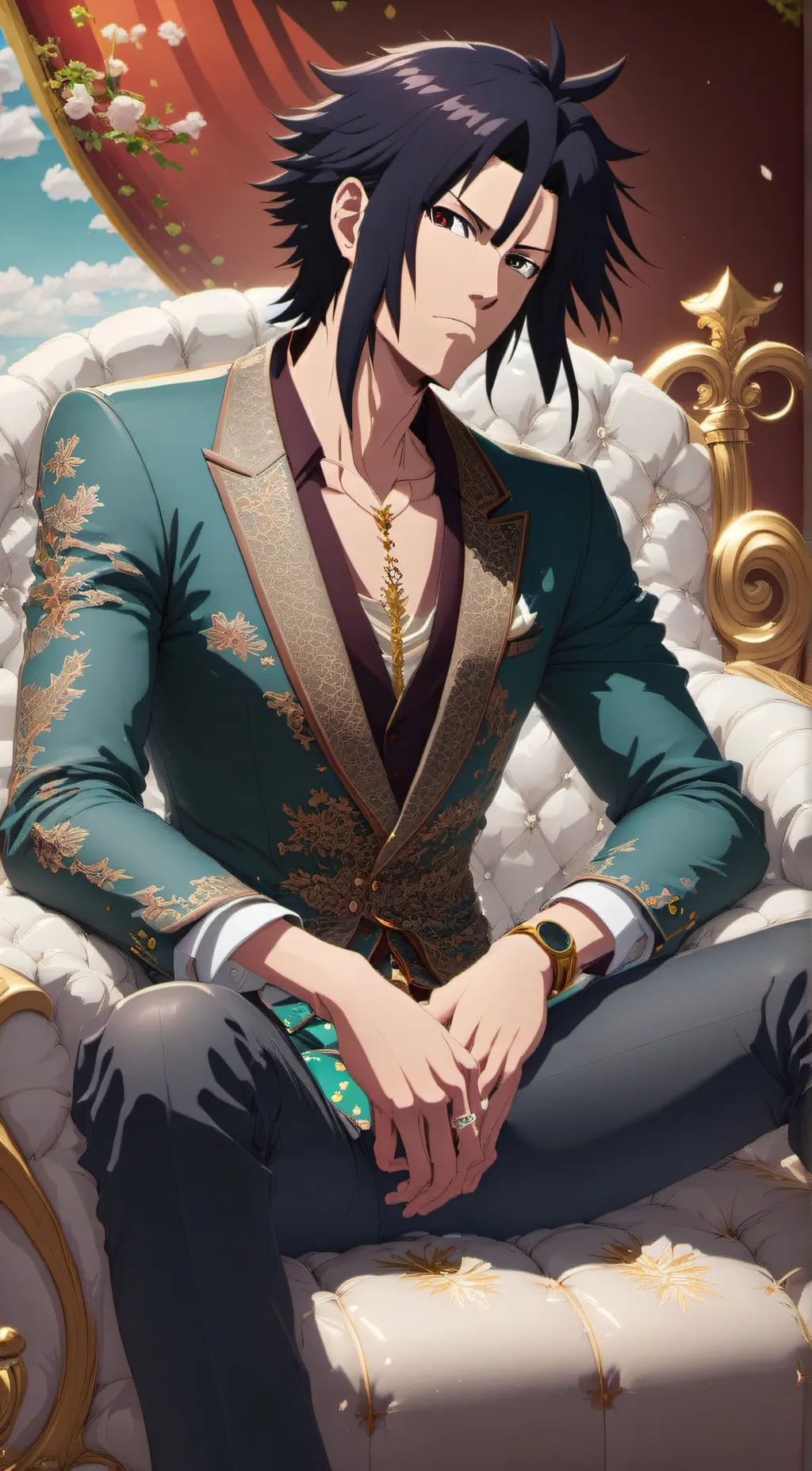 ai character: Sasake background