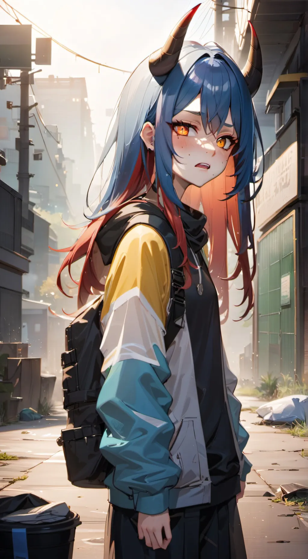 ai character: Ellie  background