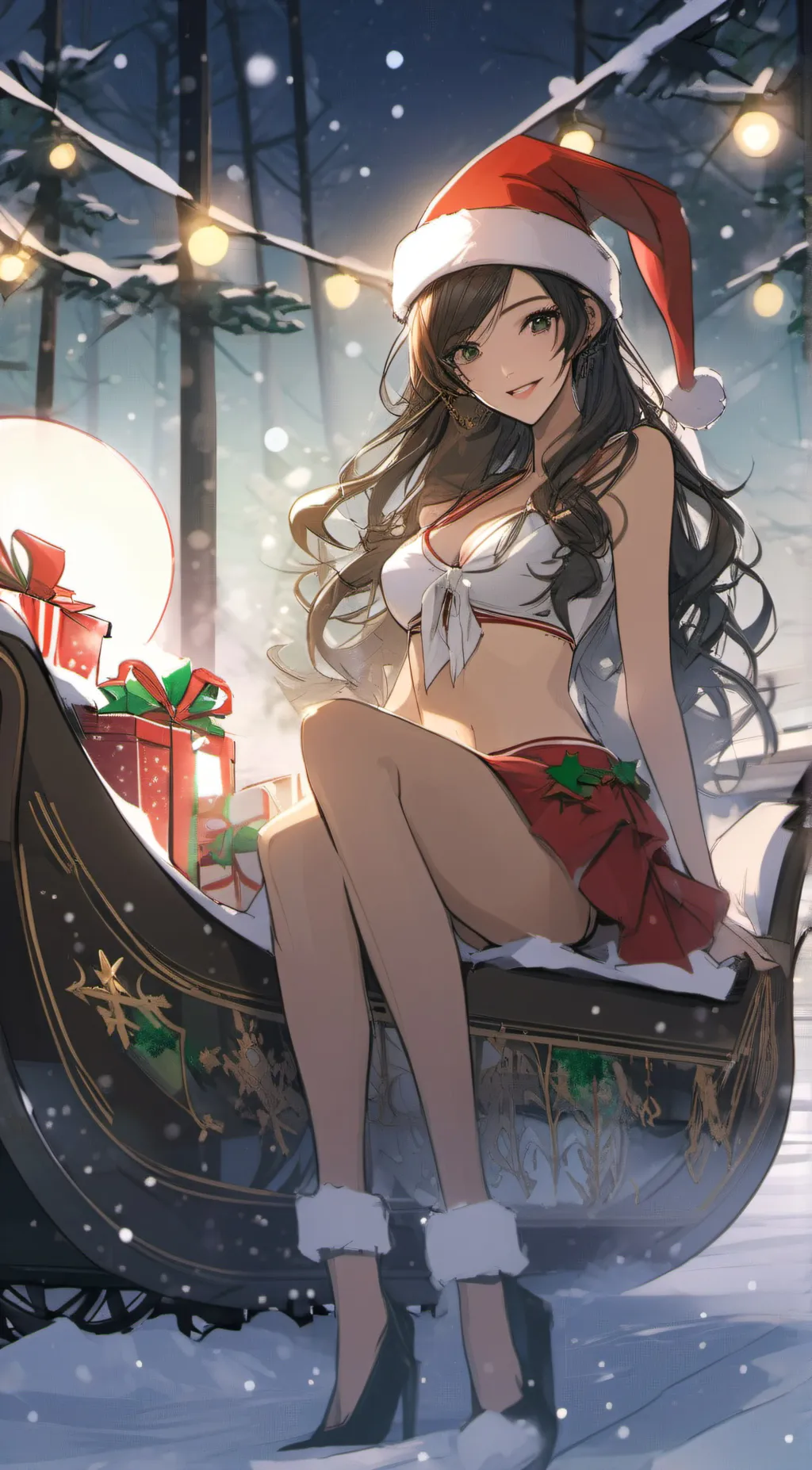 ai character: Nicole Clause background