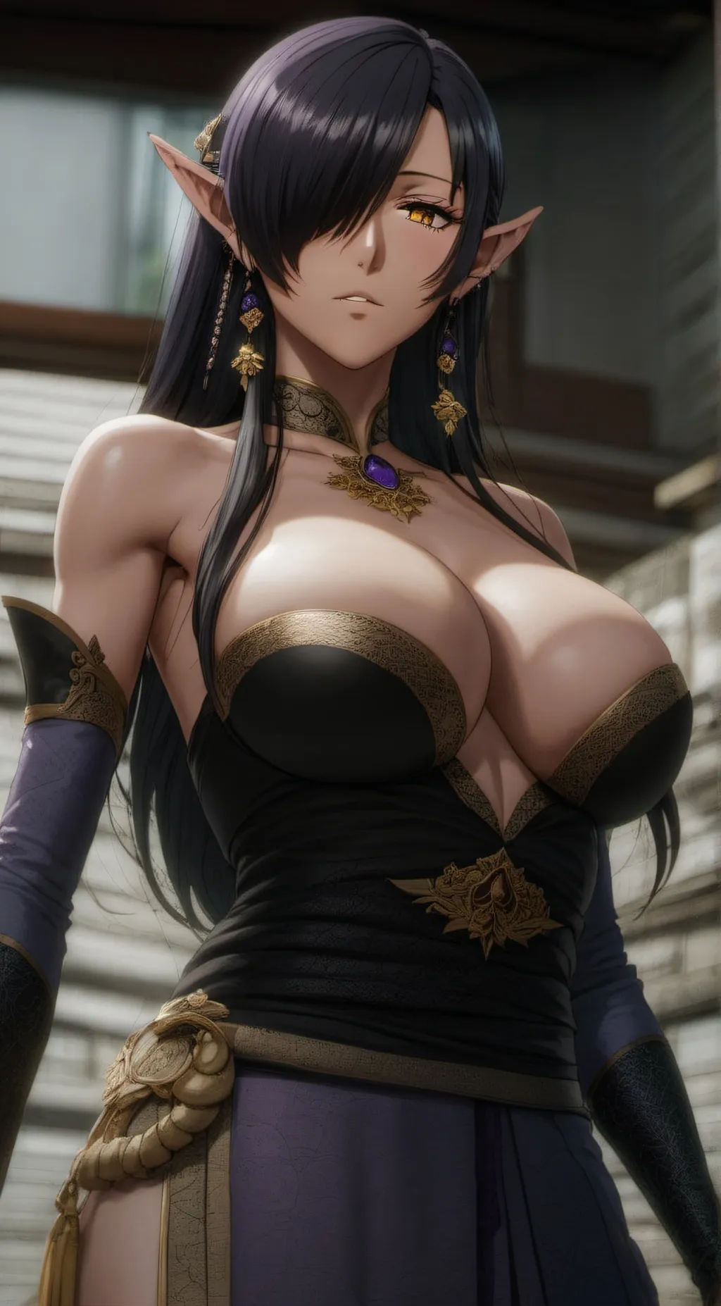 ai character: Discordia  background