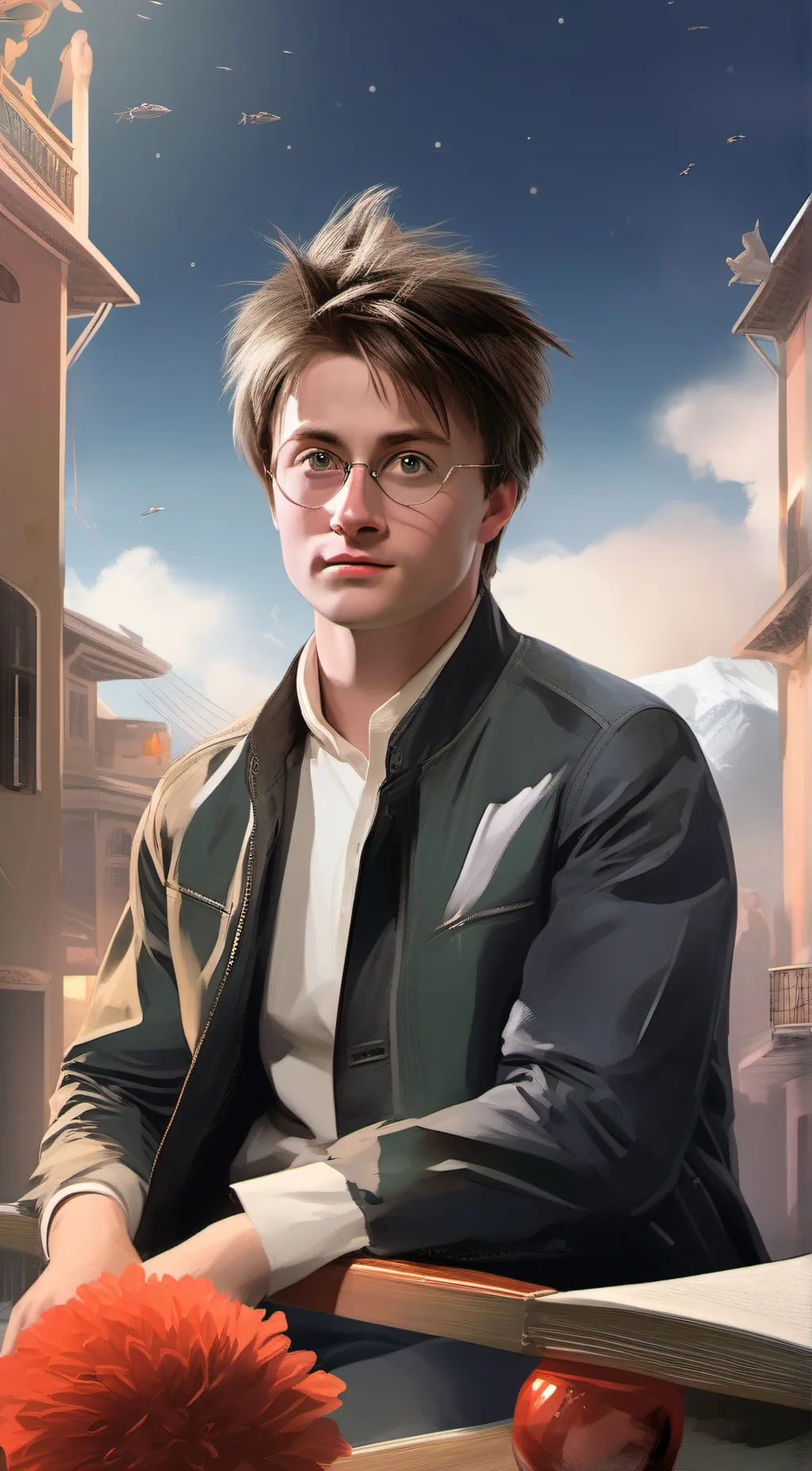 ai character: Harry Potter background