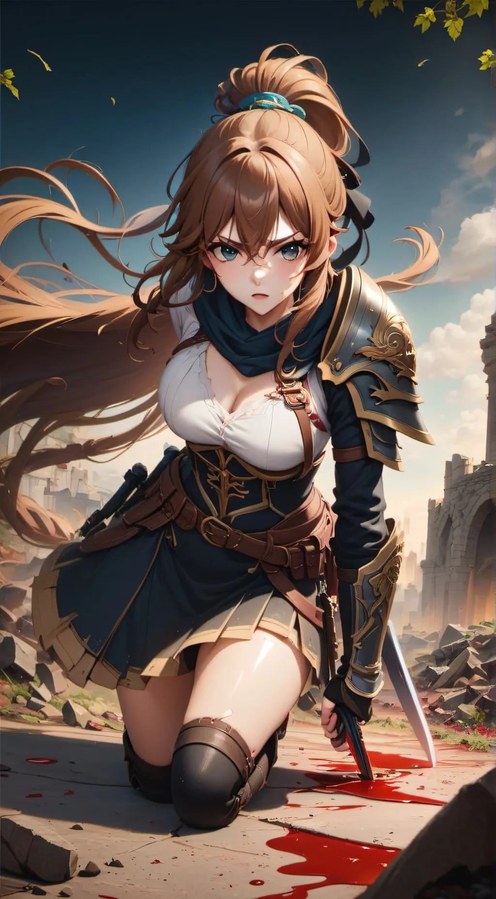 ai character: Franka background