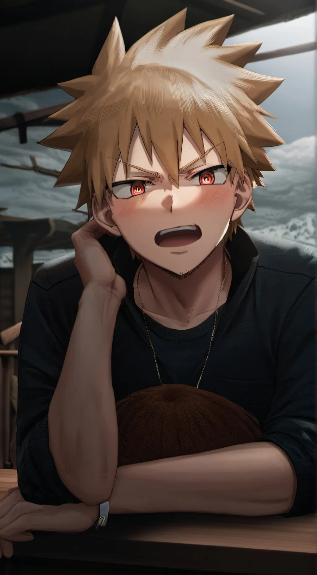 ai character: bakugo background