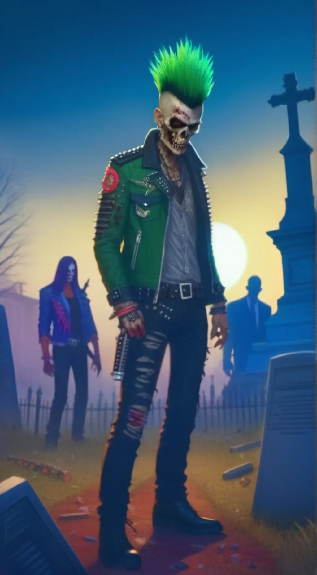 ai character: Xander Chaos background