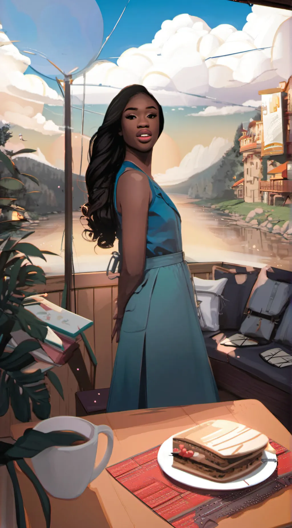 ai character: Fifi background