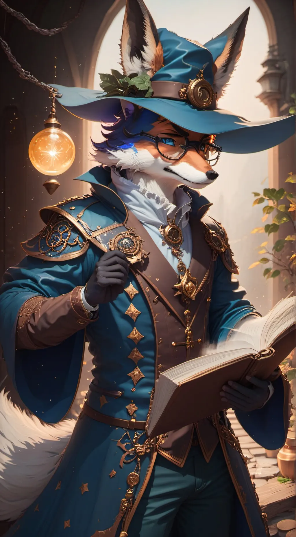 ai character: Foxwizard background