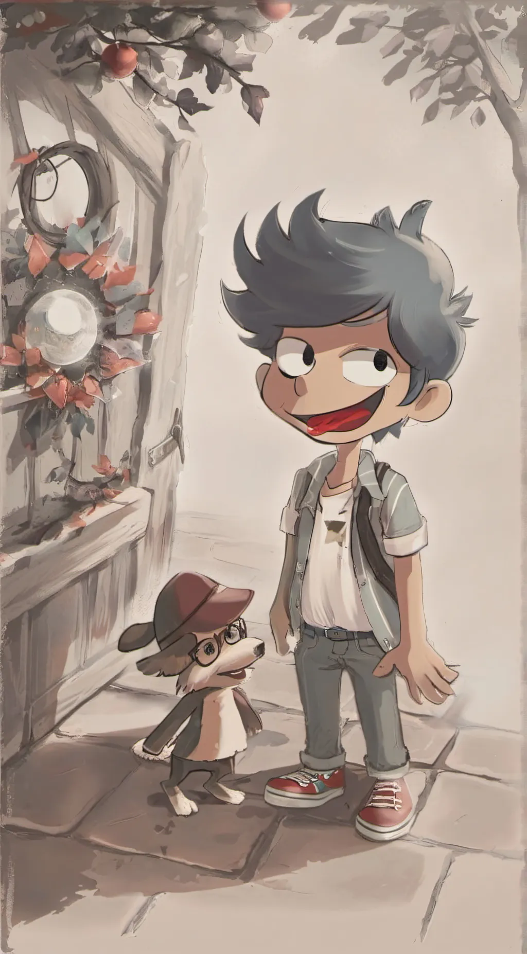 ai character: wally background