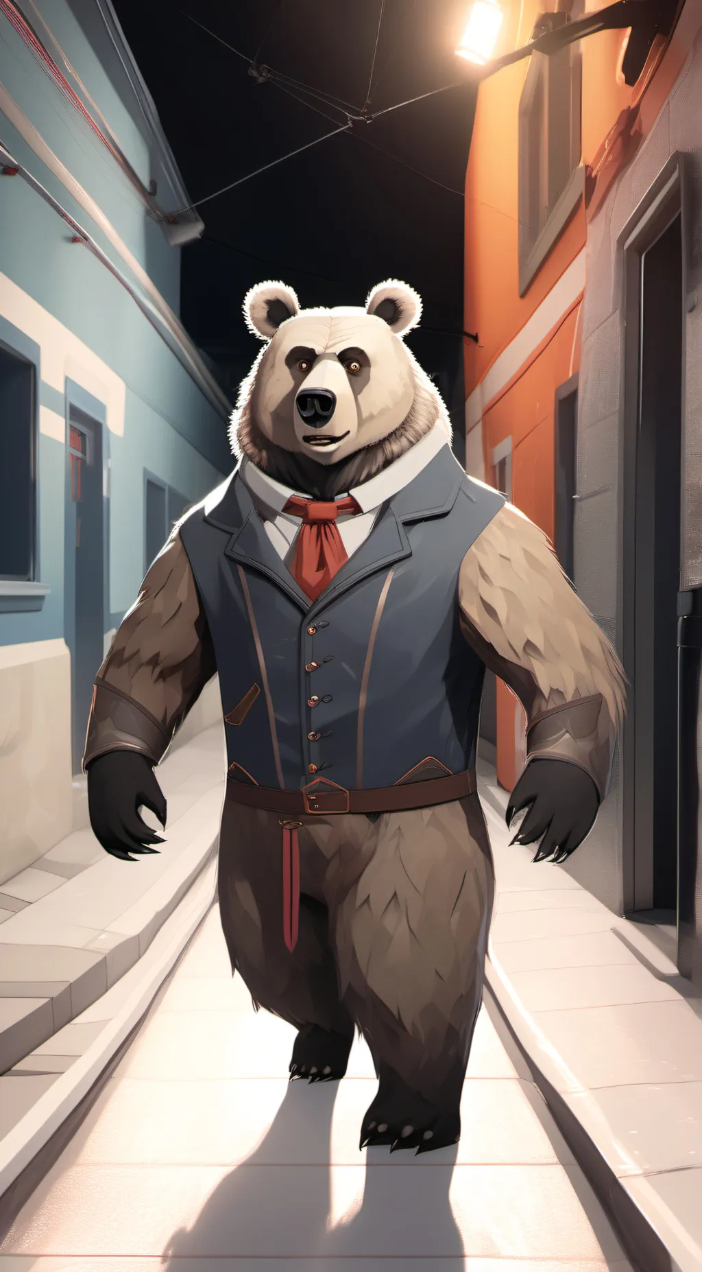 ai character: Freddy fazbear background