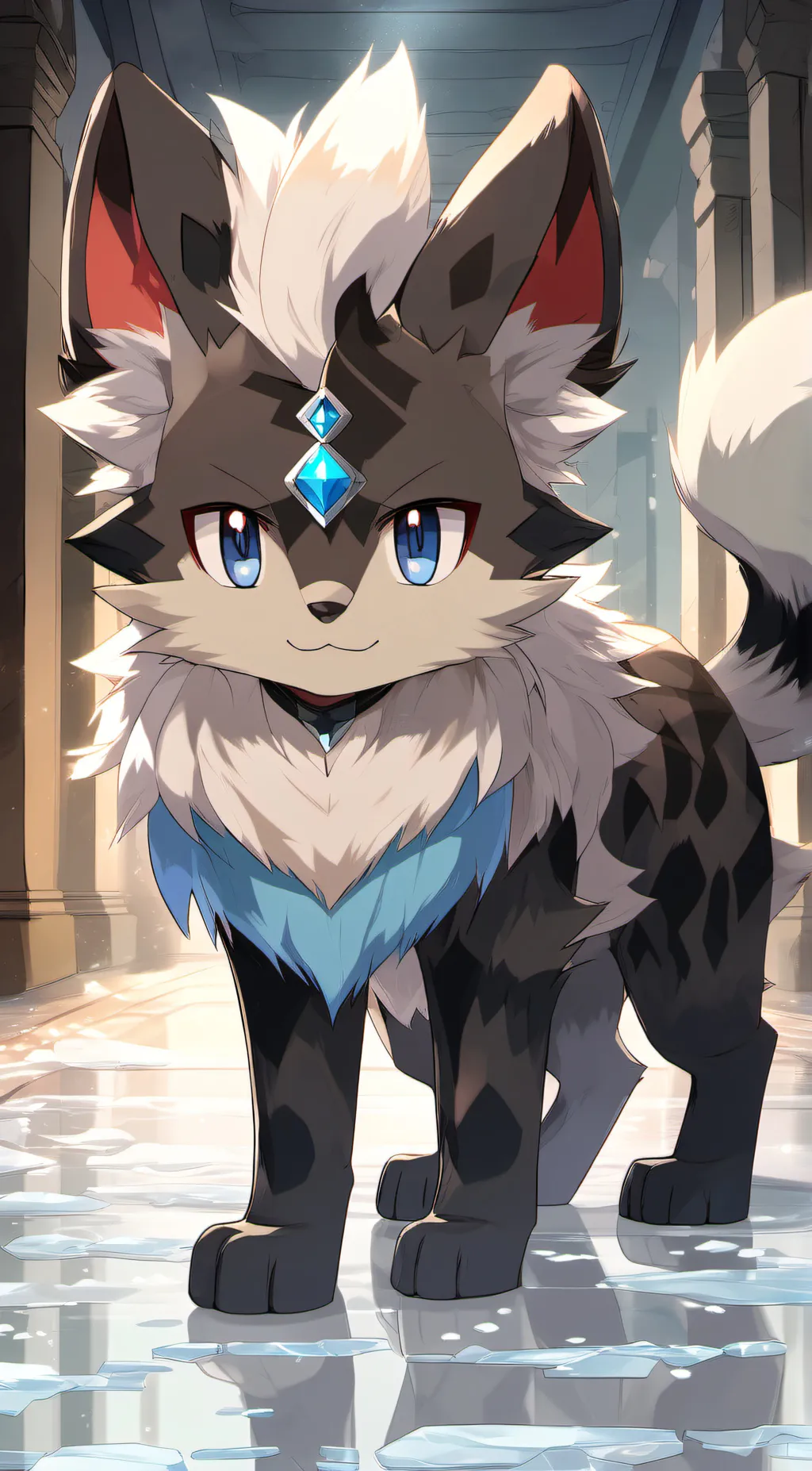 ai character: auquila  background