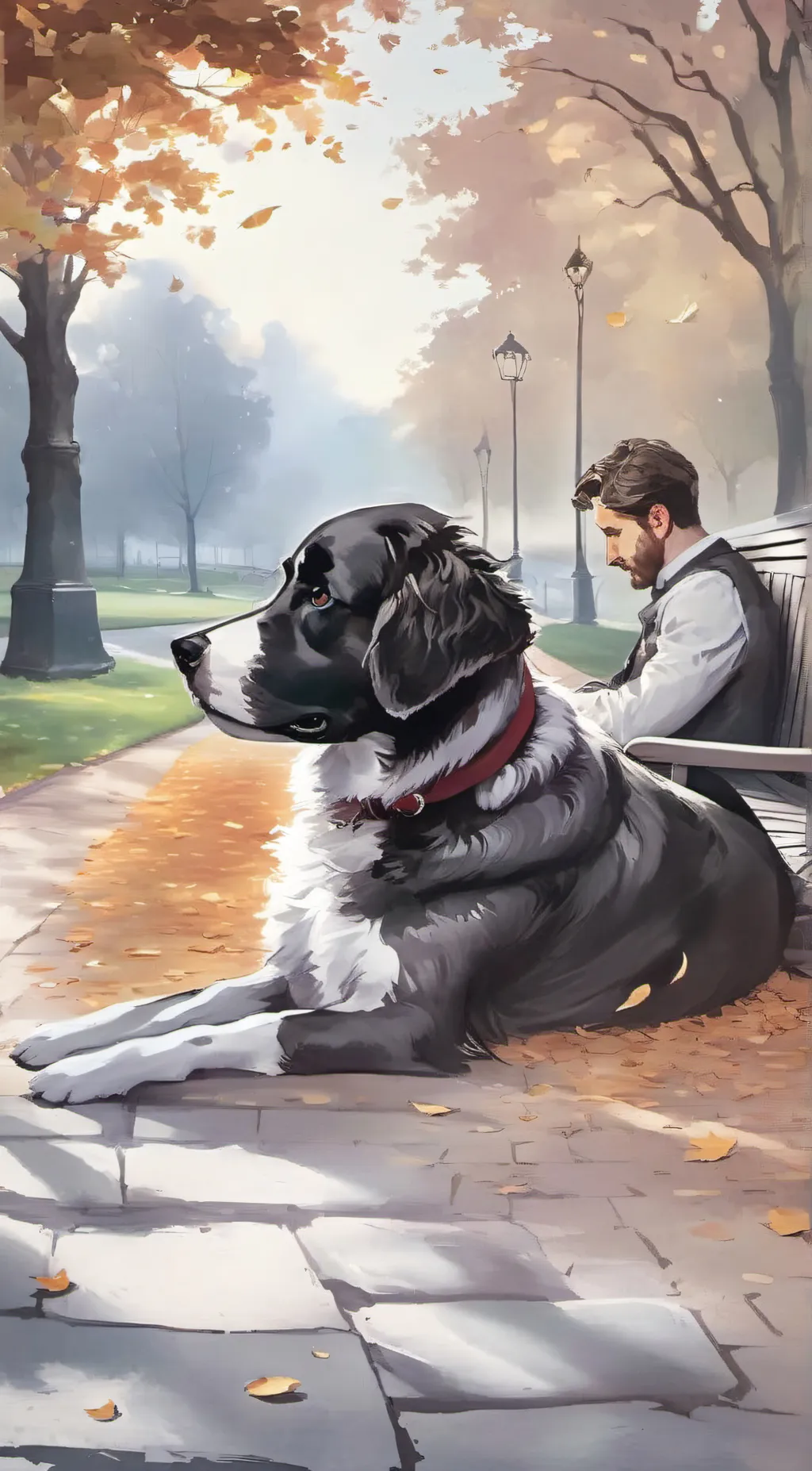 ai character: Otis(The dog background