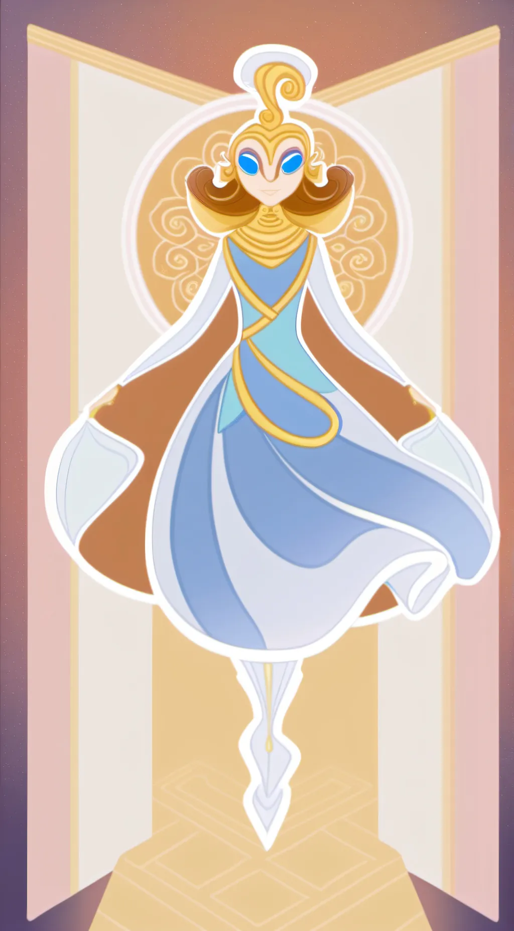 ai character: Sun  background