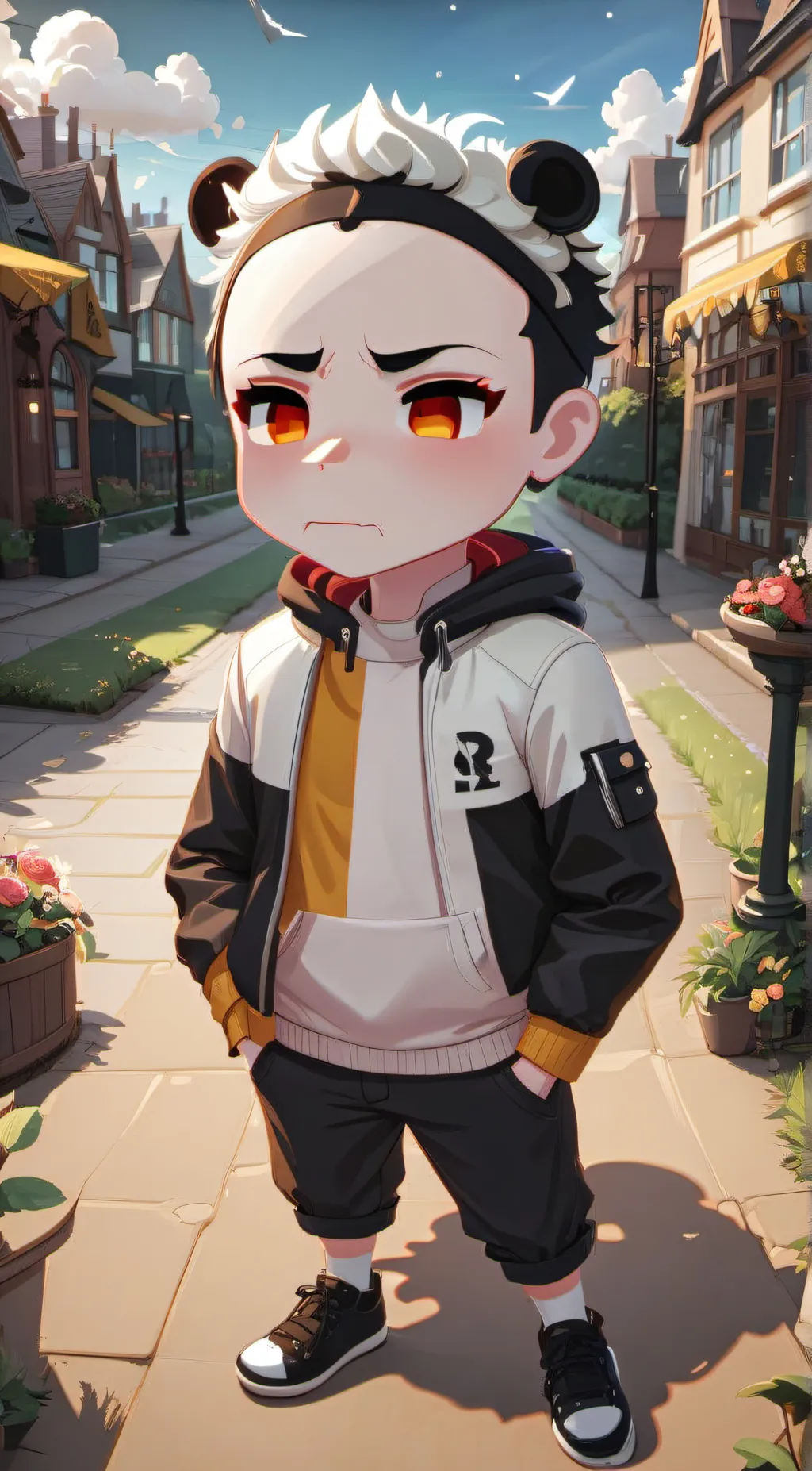 ai character: Saturn background