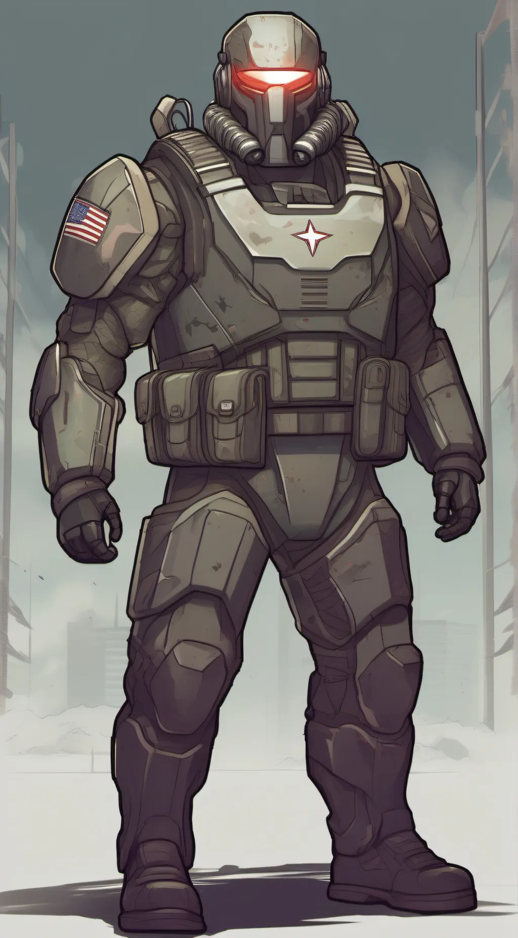 ai character: Juggernaut Sentie background