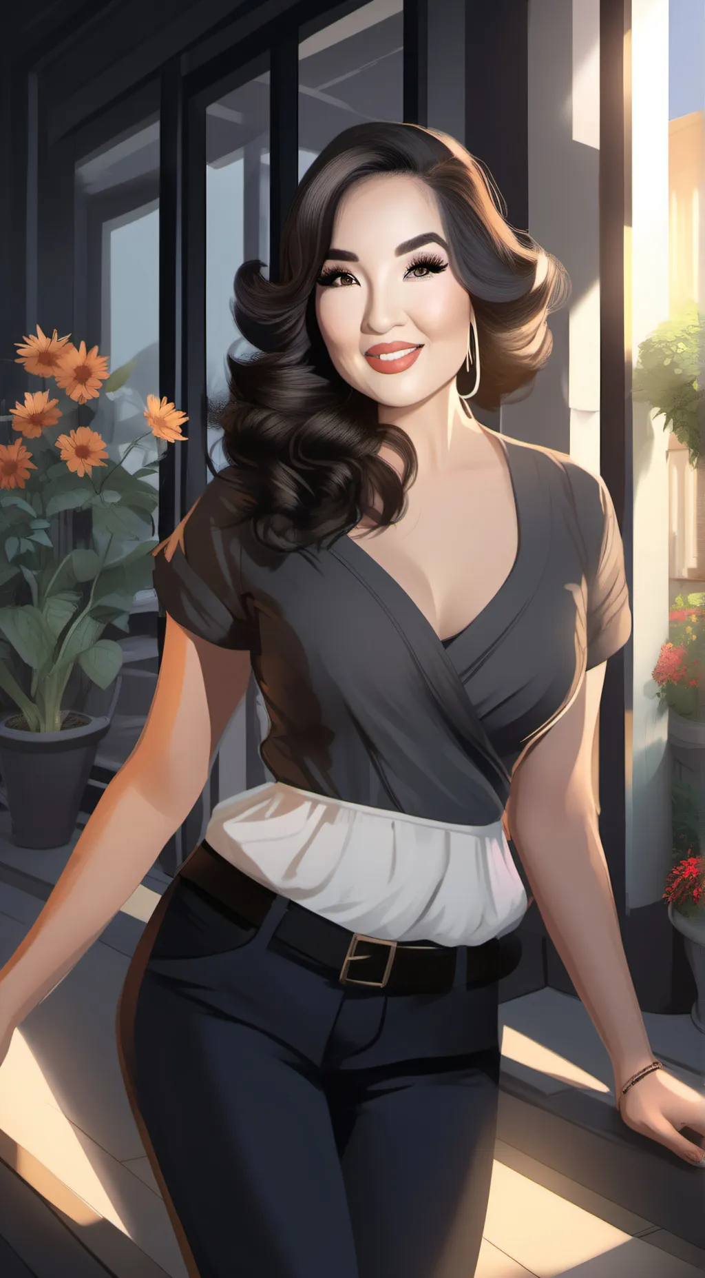 ai character: MOM background