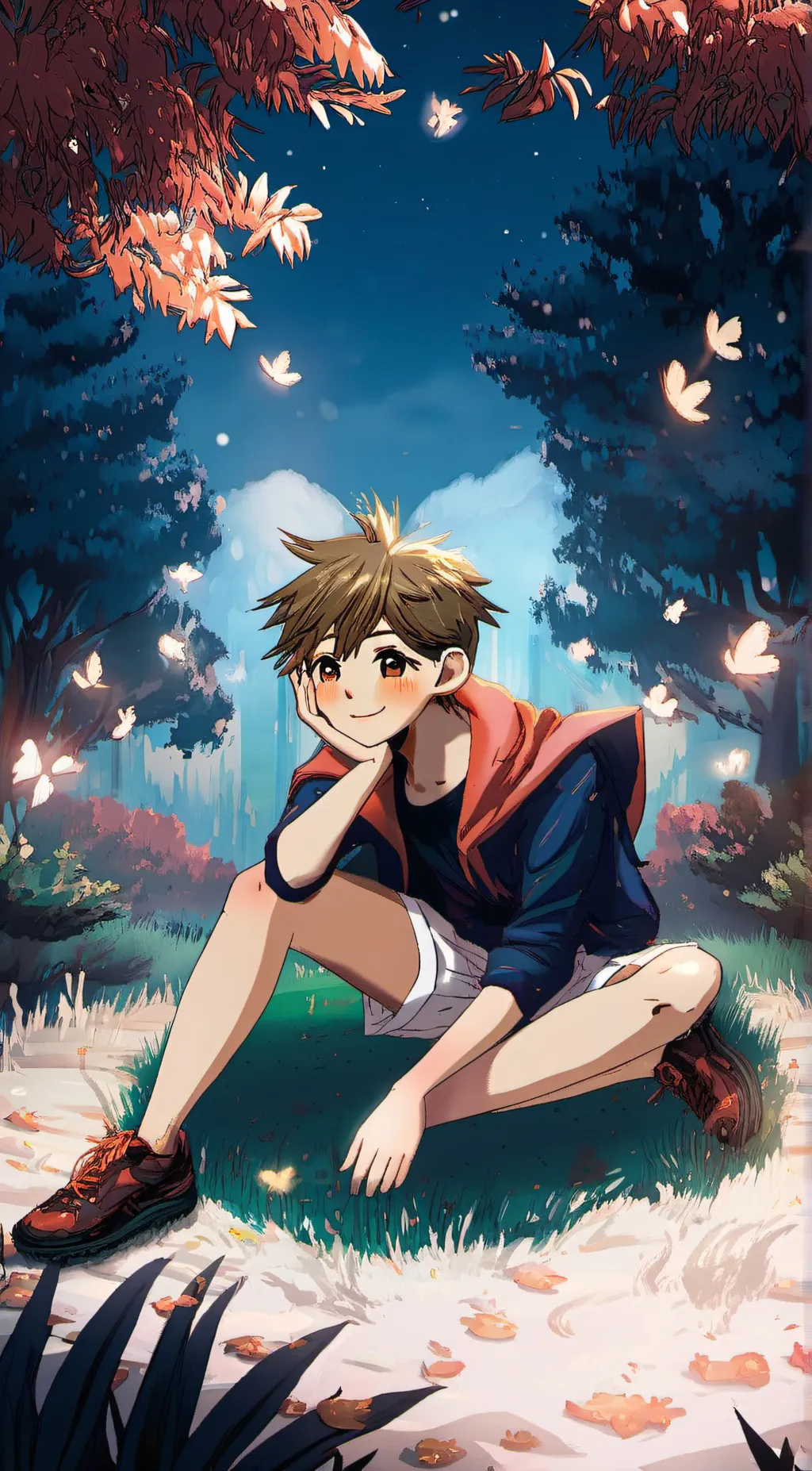 ai character: Hero background