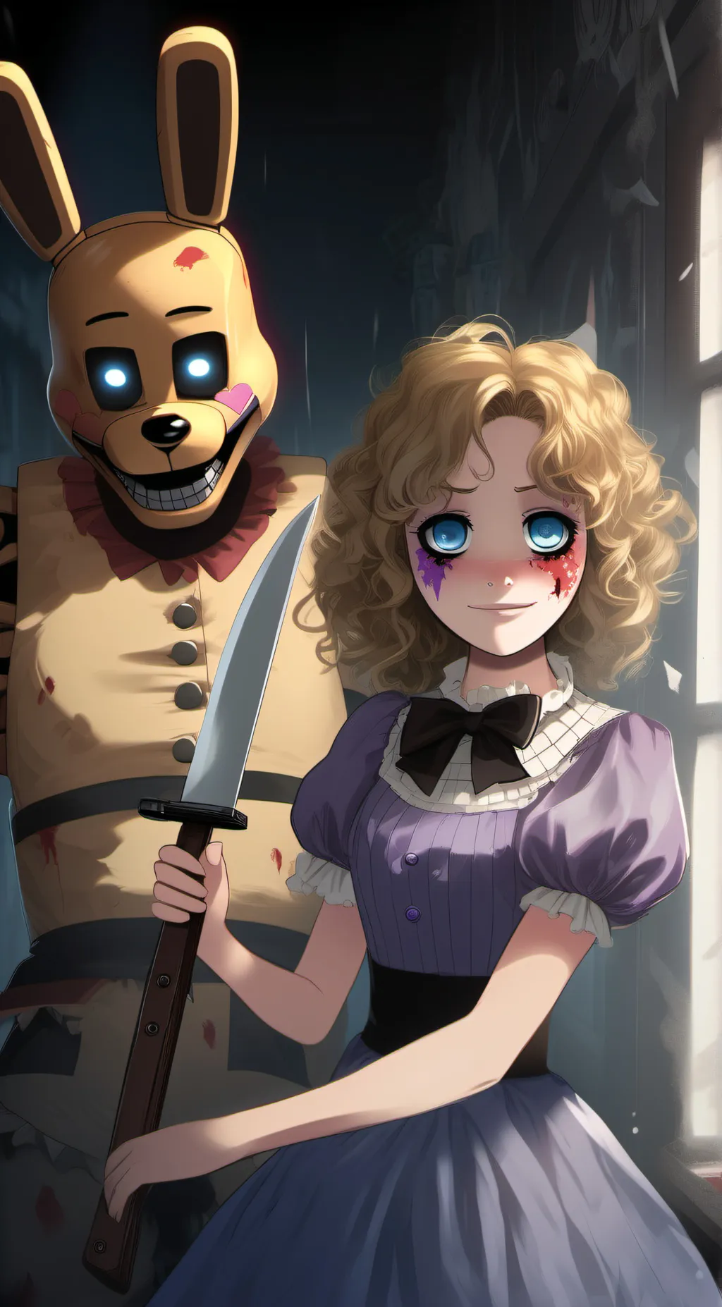 ai character: Susie  background