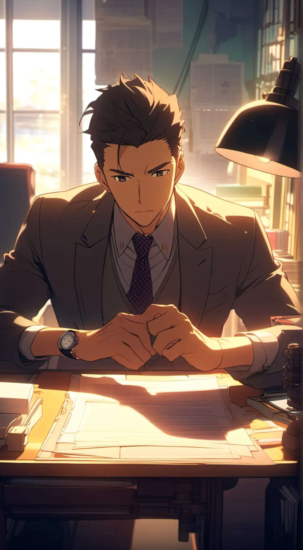 ai character: Crain background