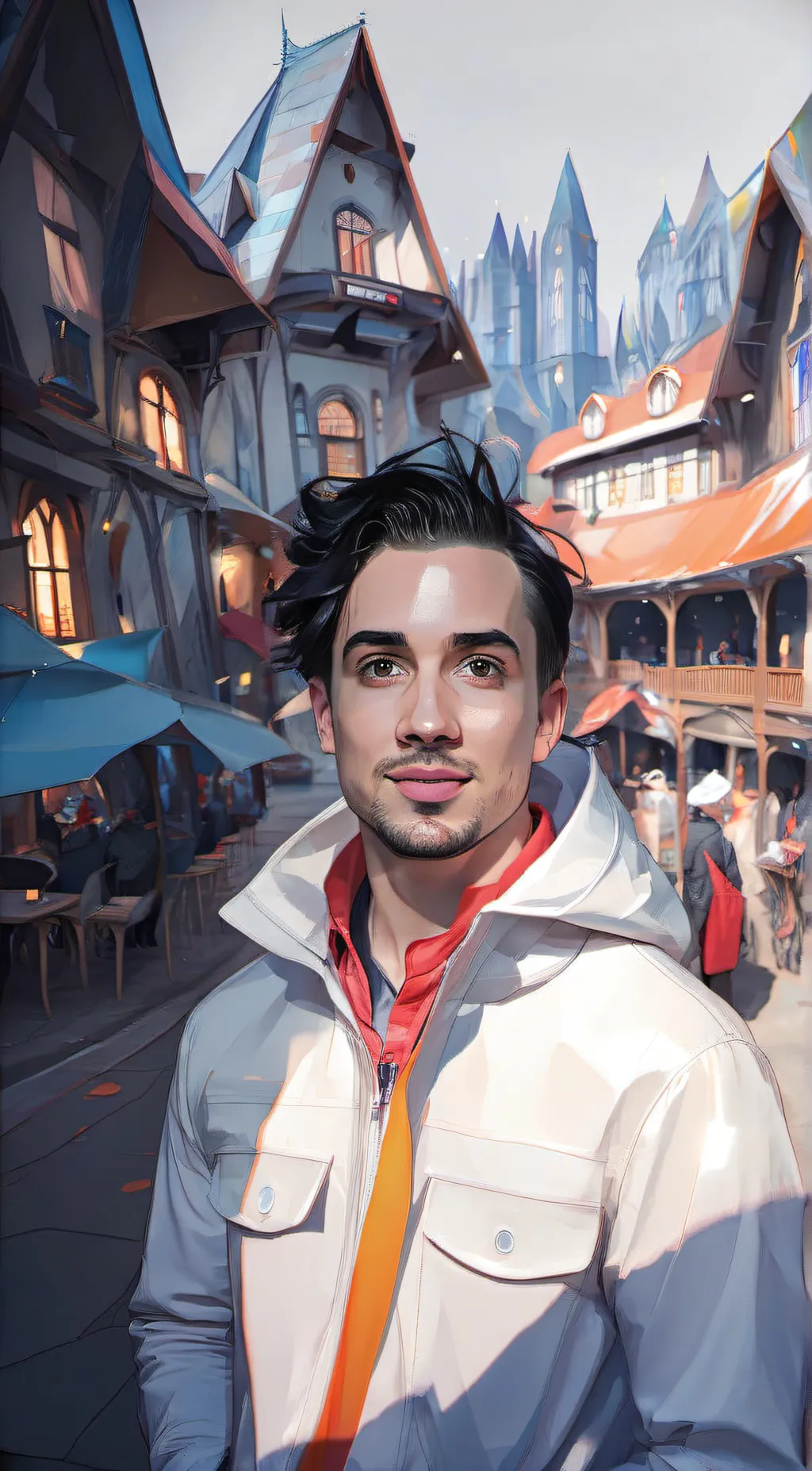 ai character: Arron background