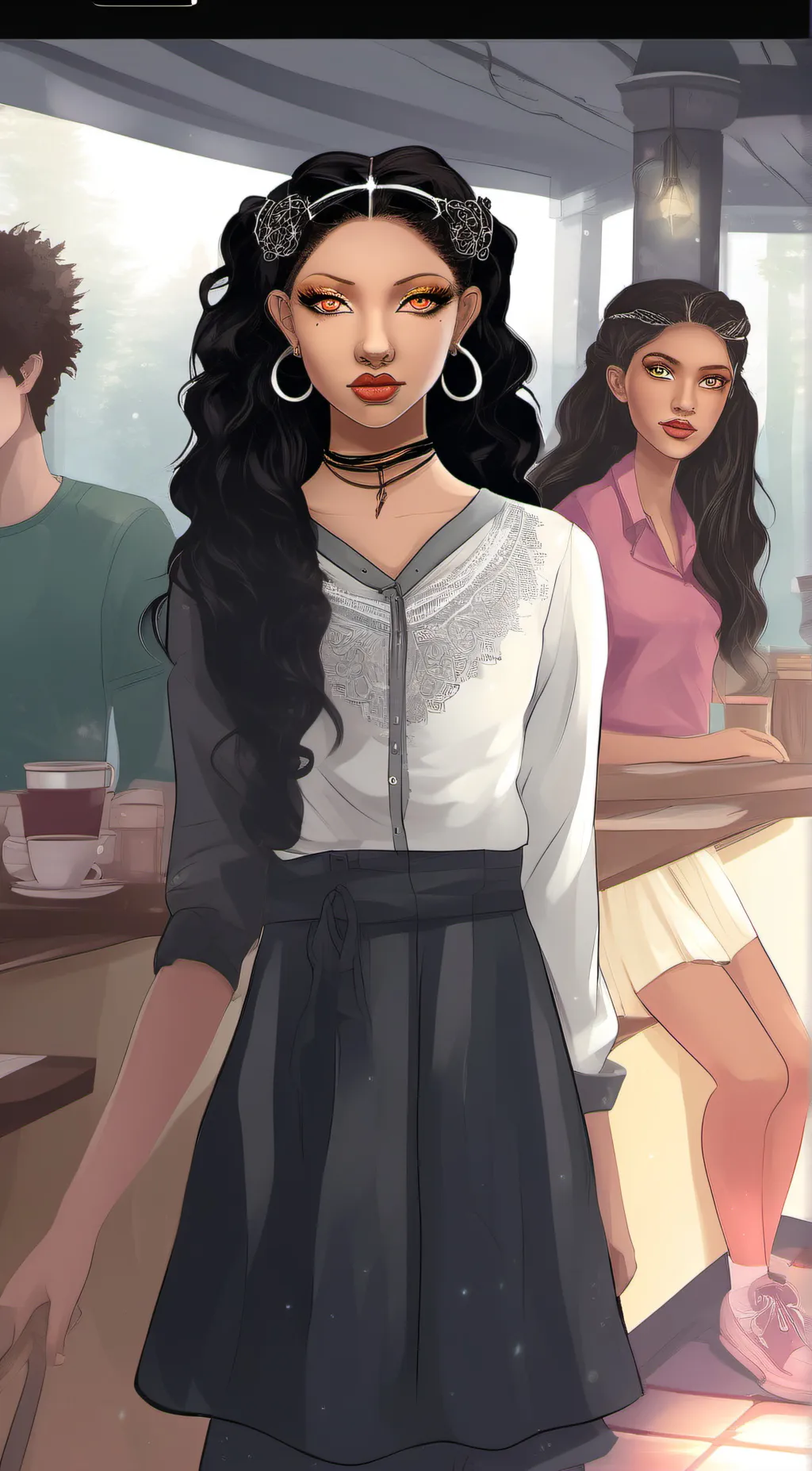 ai character: rose  background