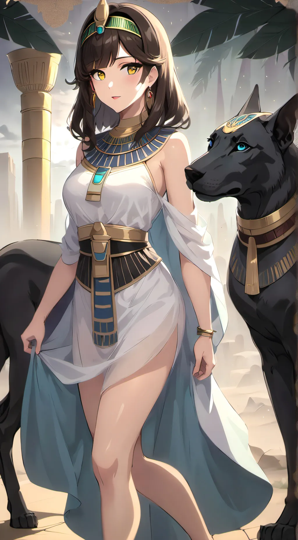 ai character: Wolfie background