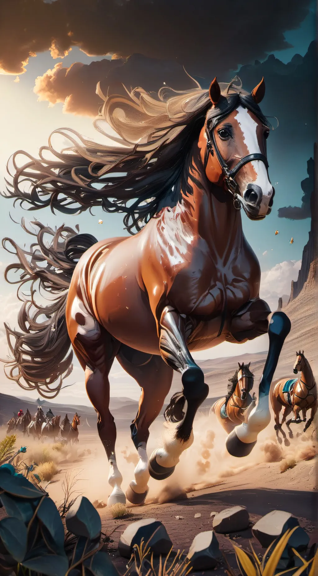 ai character: brave riders background