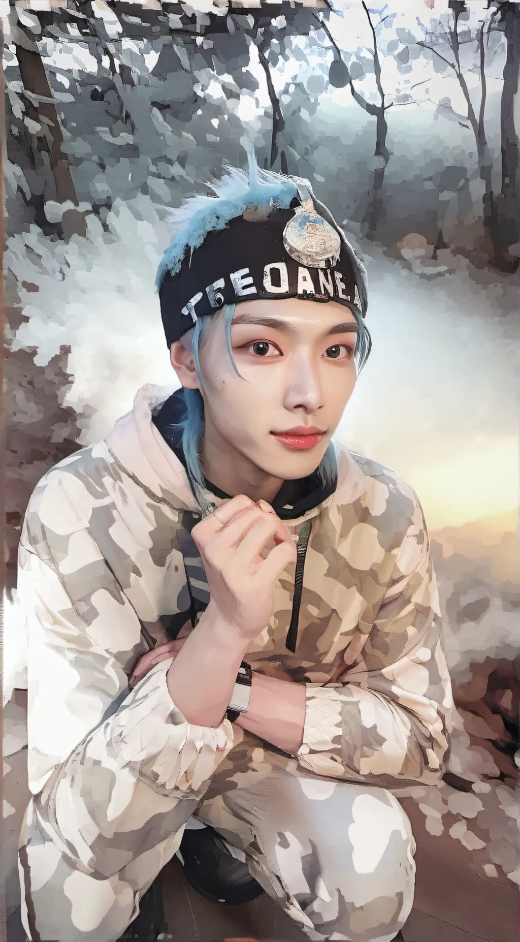 ai character: Felix Stray Kids  background