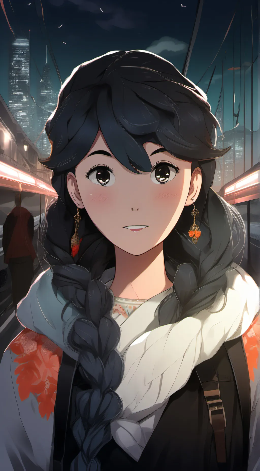 ai character: Hello background