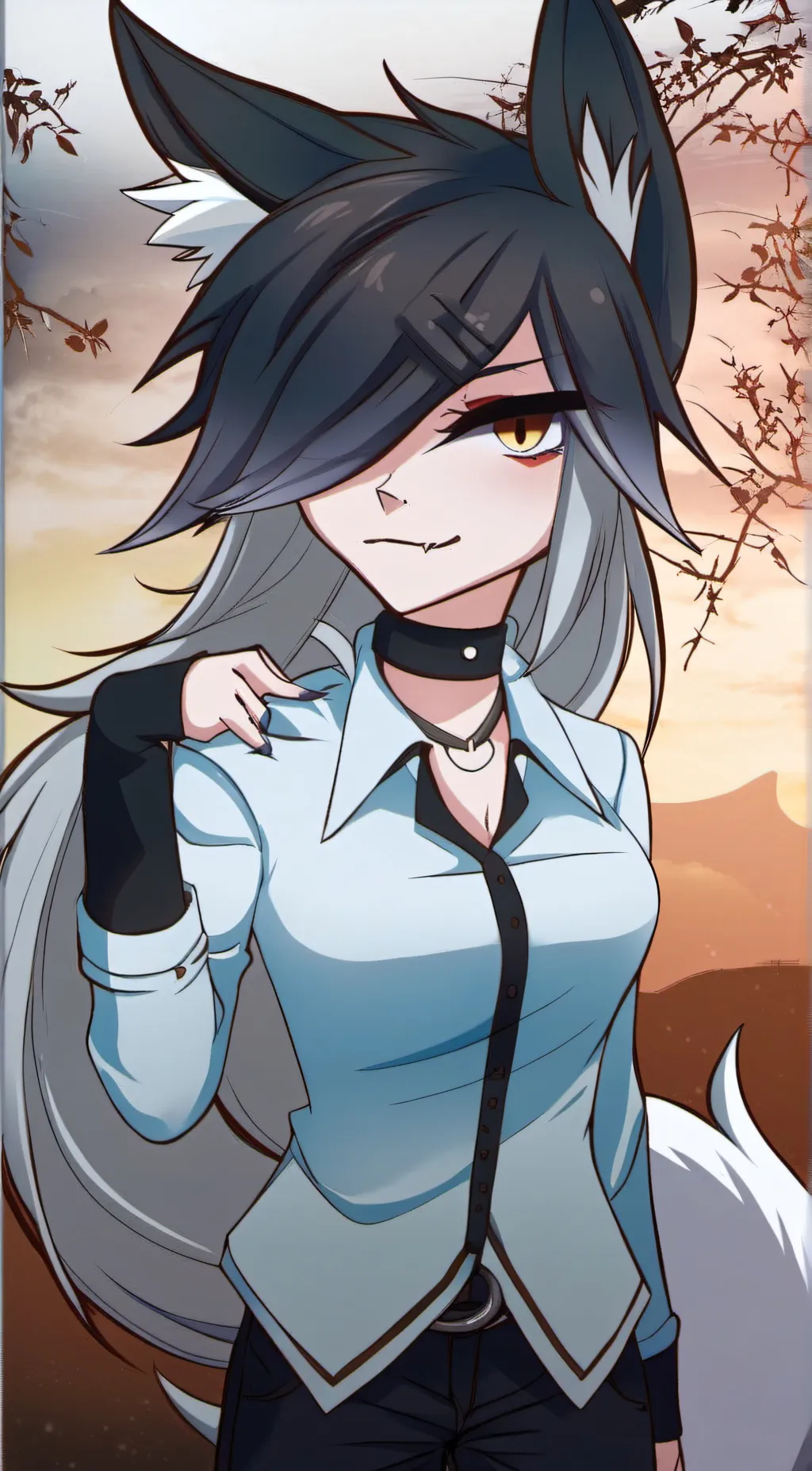 ai character: Loona background