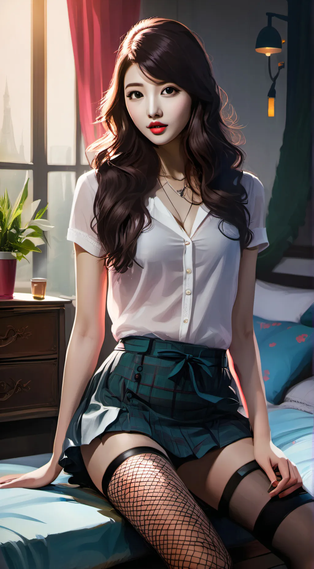 ai character: Aria background