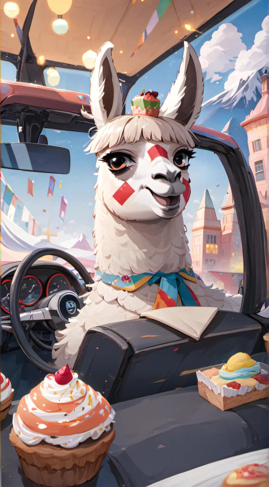 ai character: LLLLLLLAAAAMMMMMAA background